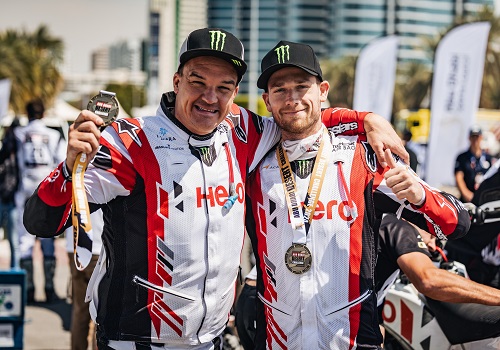 Hero MotoSports Team Rally wins the Abu Dhabi Desert Challenge 2024